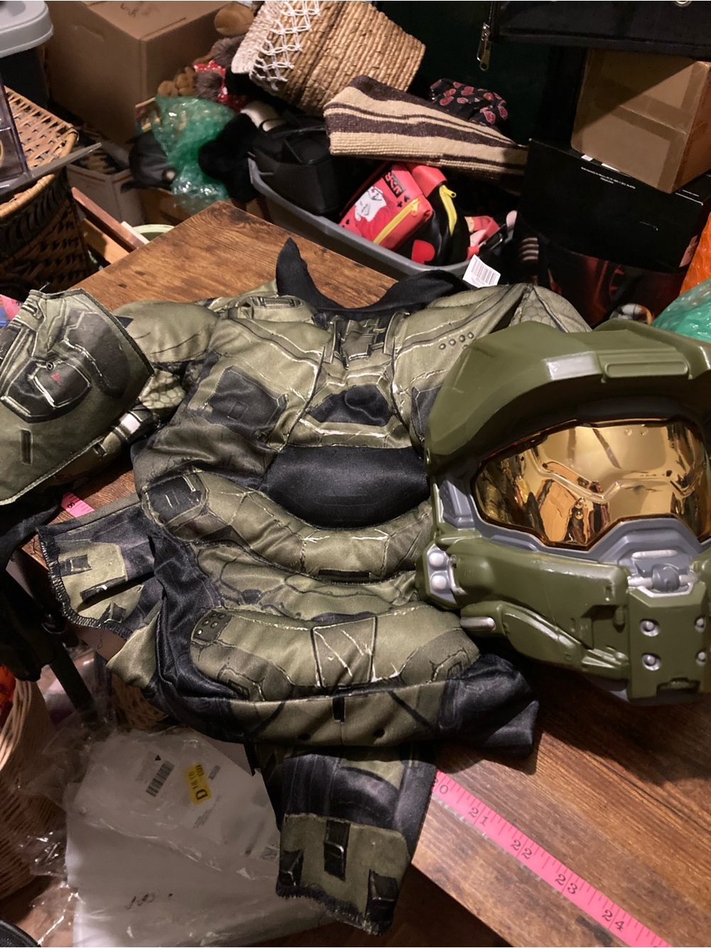 Disguise Halo Master Chief muscle Halloween costume for kids